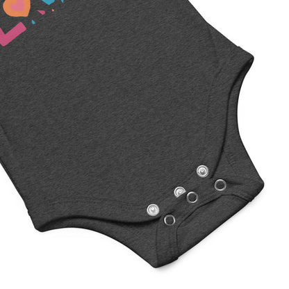 Little Heart Endless Love | Baby Short Sleeve One Piece - AwRans Clothing