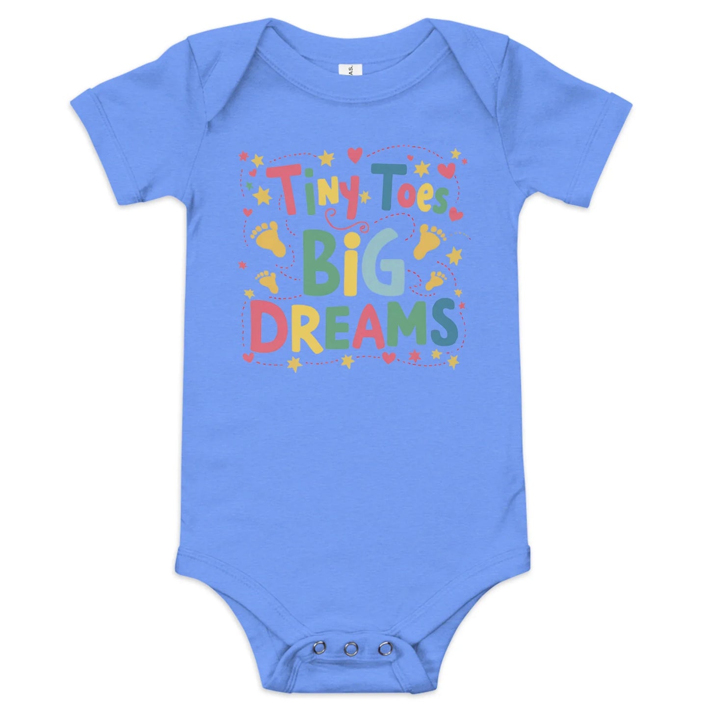 Tiny Toys Big Dreams | Baby Short Sleeve One Piece - AwRans Clothing
