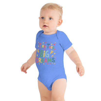 Tiny Toys Big Dreams | Baby Short Sleeve One Piece - AwRans Clothing