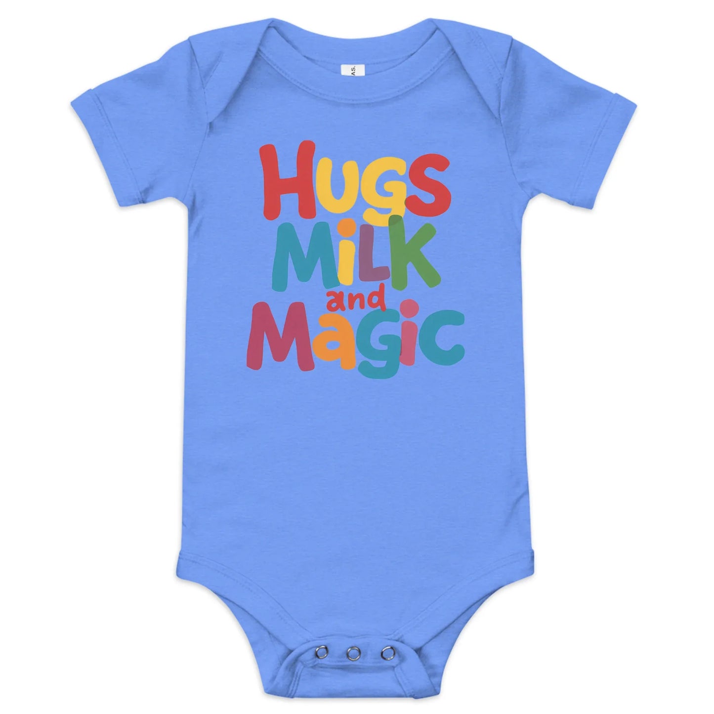Hugs Milk And Magic | Baby Short Sleeve One Piece - AwRans Clothing