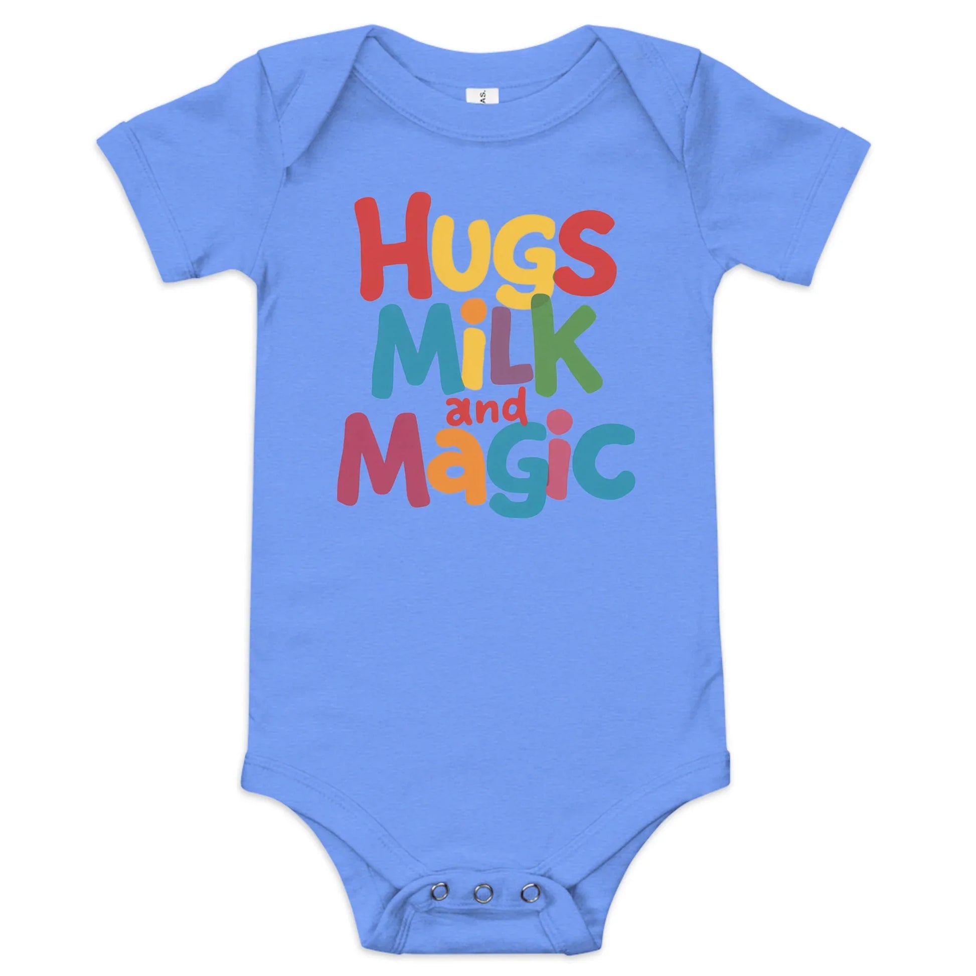 Hugs Milk And Magic | Baby Short Sleeve One Piece - AwRans Clothing