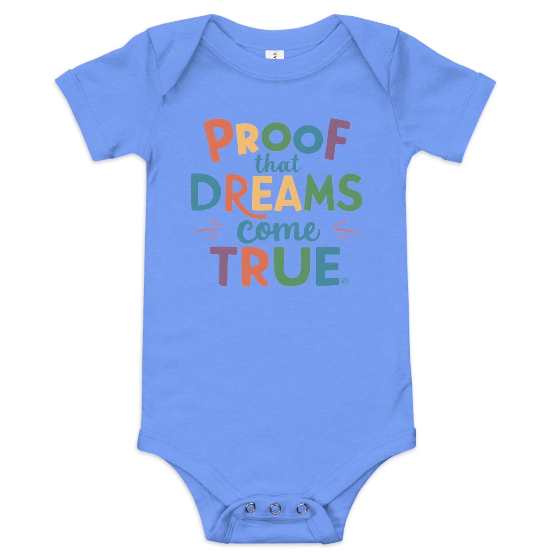 Proof That Dreams Come True | Baby Short Sleeve One Piece - AwRans Clothing