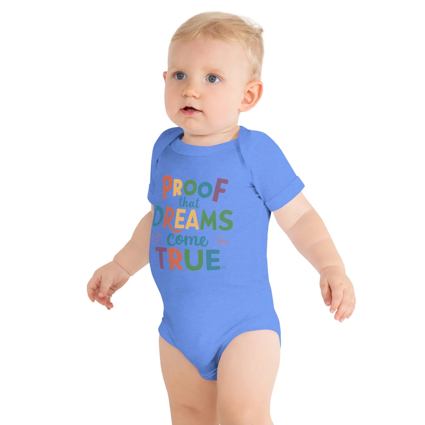 Proof That Dreams Come True | Baby Short Sleeve One Piece - AwRans Clothing