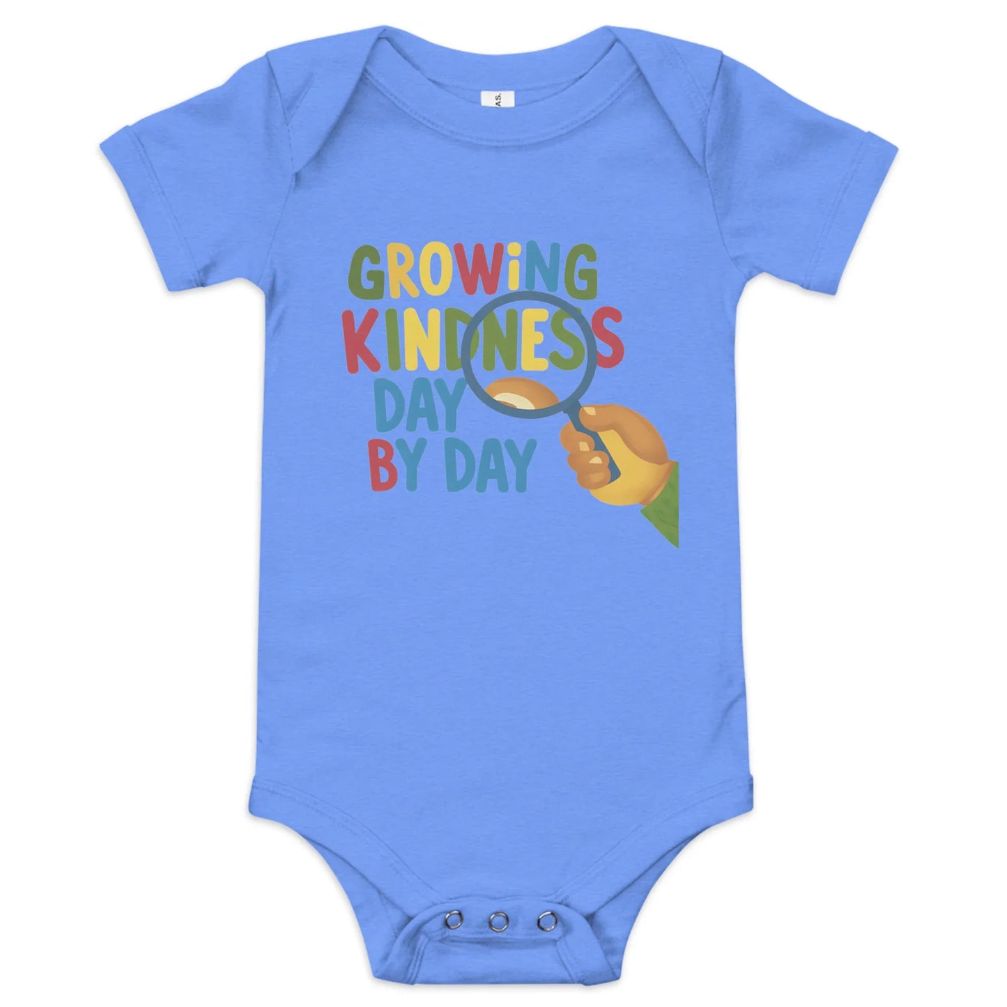 Growing Kindness Day By Day | Baby Short Sleeve One Piece - AwRans Clothing