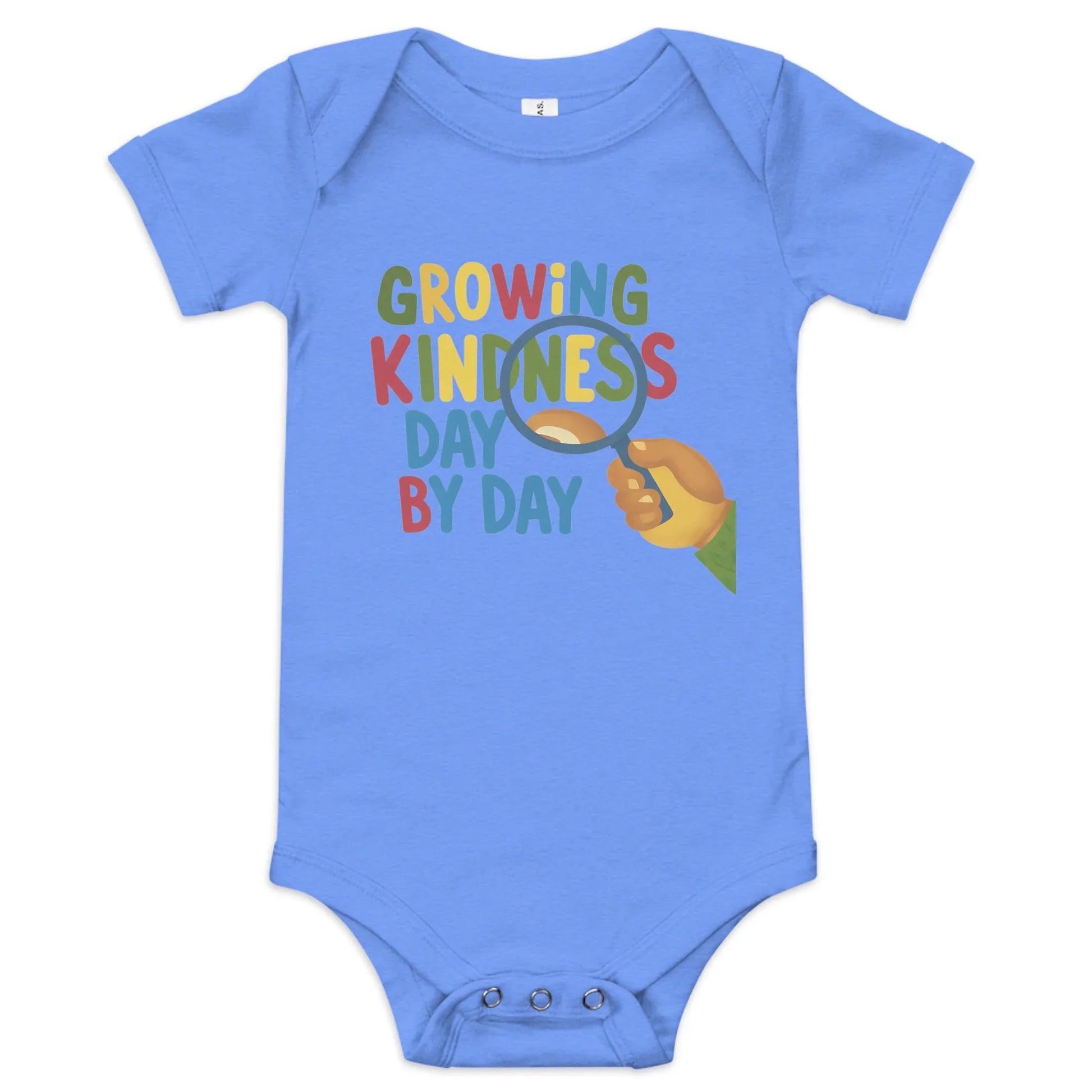 Growing Kindness Day By Day | Baby Short Sleeve One Piece - AwRans Clothing