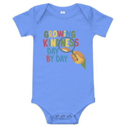 Growing Kindness Day By Day | Baby Short Sleeve One Piece - AwRans Clothing