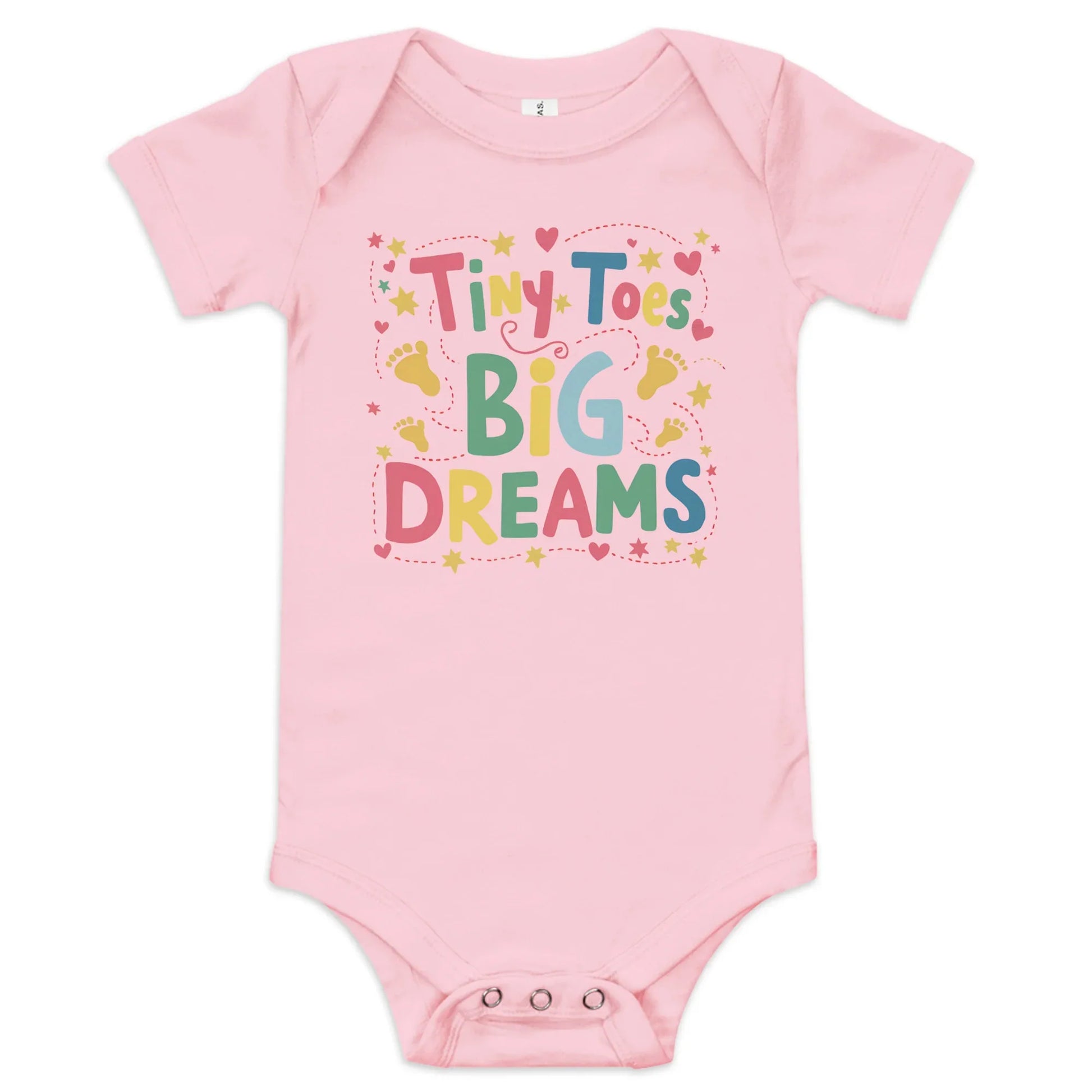 Tiny Toys Big Dreams | Baby Short Sleeve One Piece - AwRans Clothing