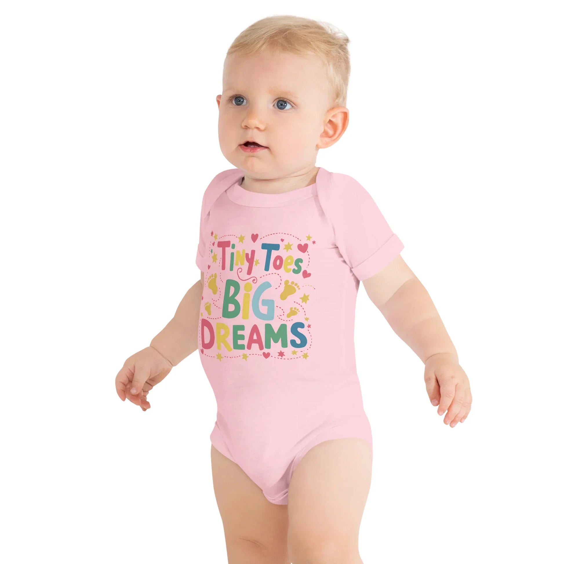Tiny Toys Big Dreams | Baby Short Sleeve One Piece - AwRans Clothing