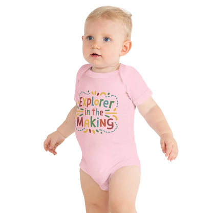 Explorer In The Making | Baby Short Sleeve One Piece - AwRans Clothing