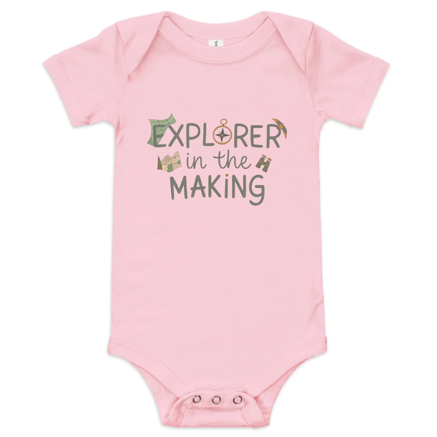 Explorer In The Making | Baby Short Sleeve One Piece - AwRans Clothing