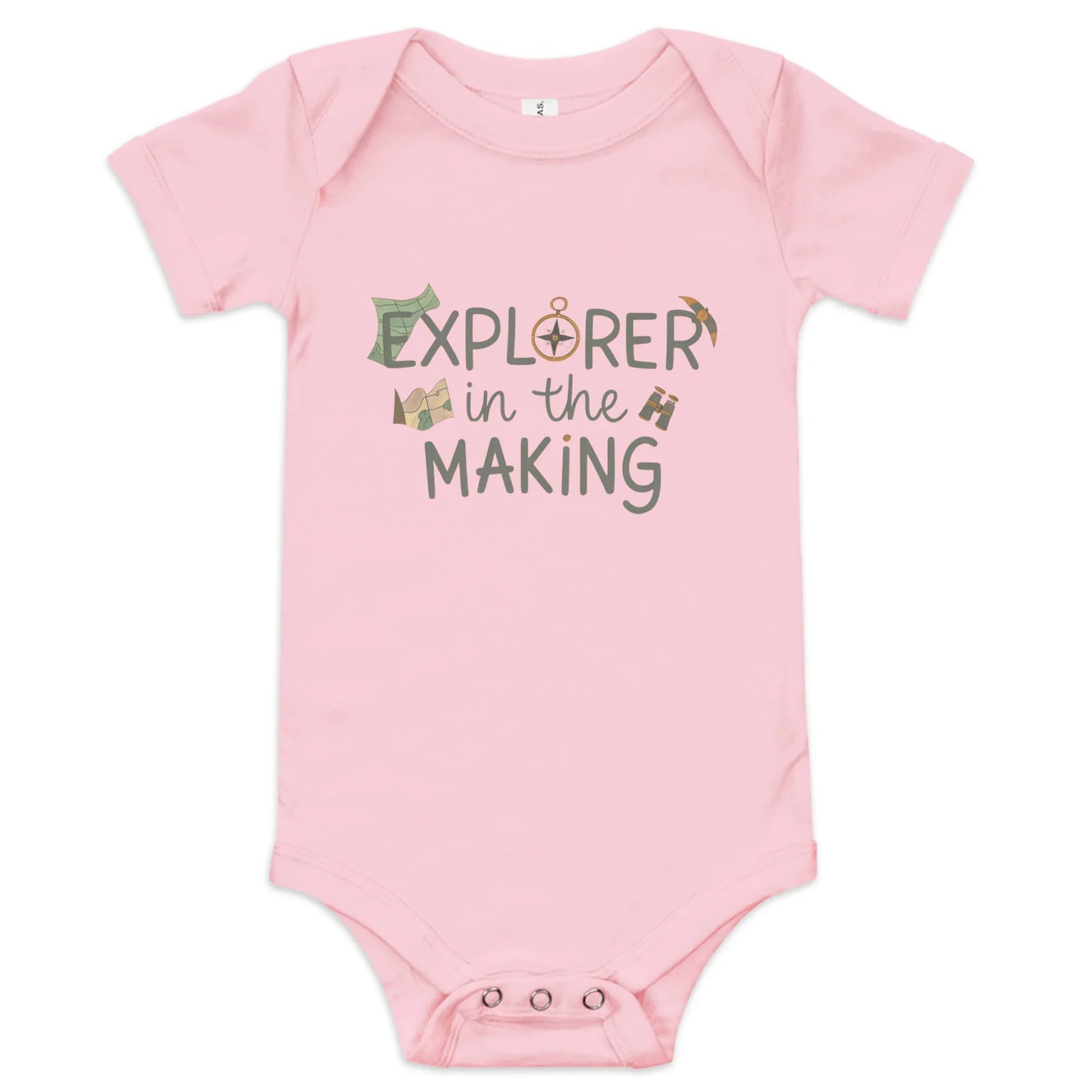 Explorer In The Making | Baby Short Sleeve One Piece - AwRans Clothing