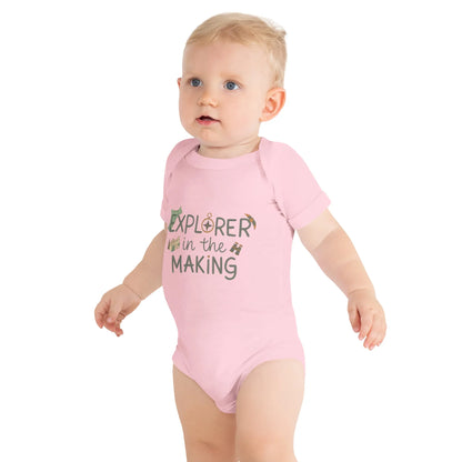 Explorer In The Making | Baby Short Sleeve One Piece - AwRans Clothing
