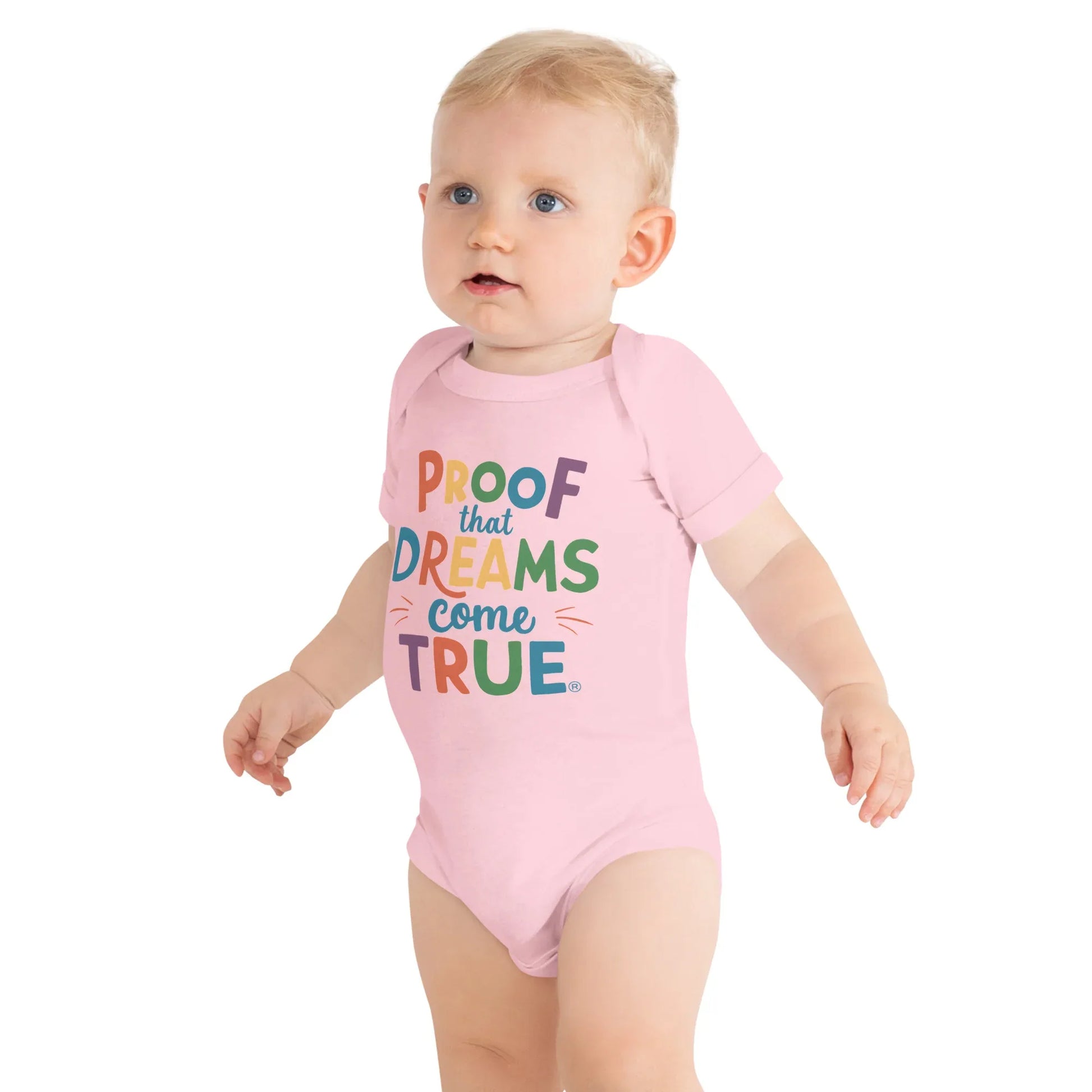 Proof That Dreams Come True | Baby Short Sleeve One Piece - AwRans Clothing