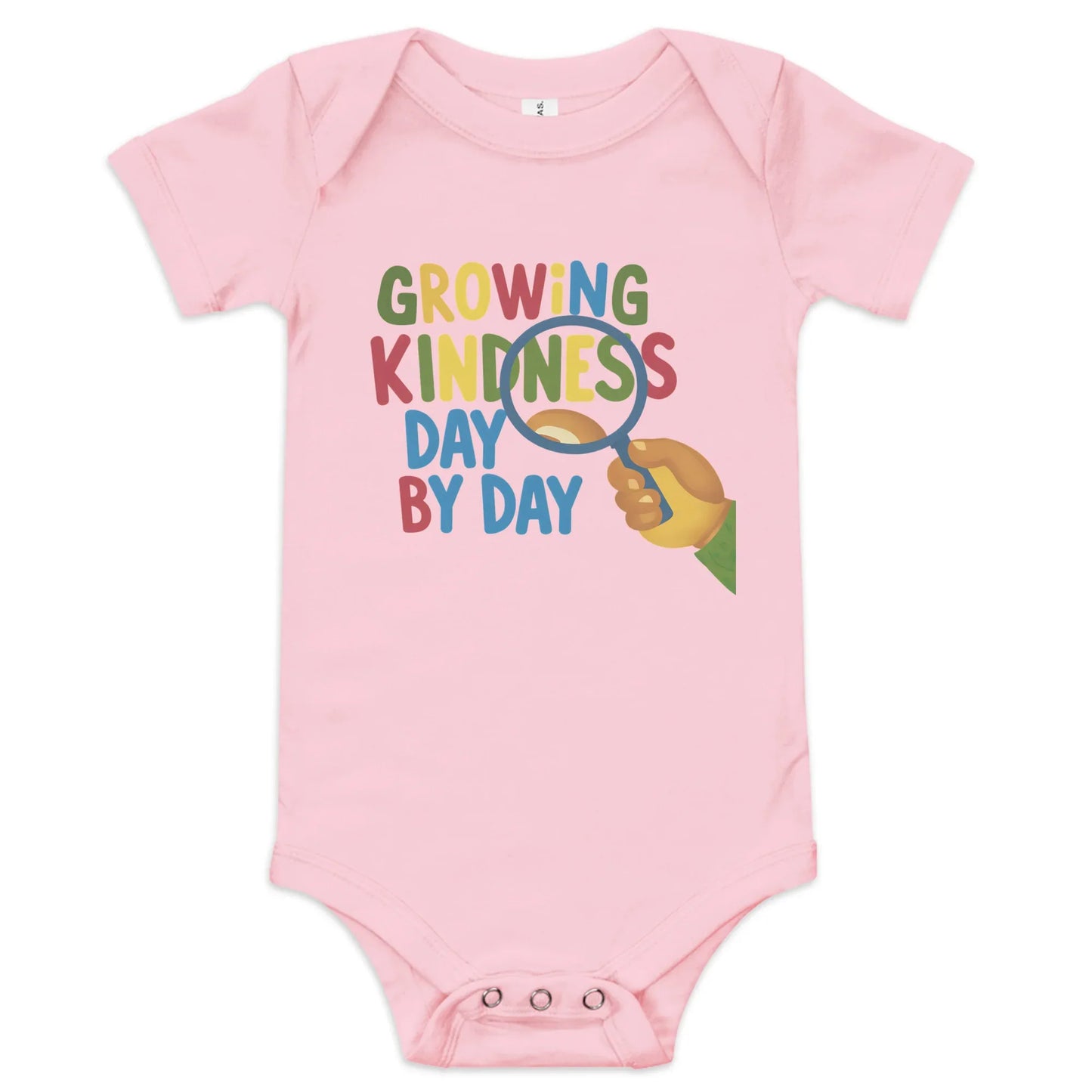Growing Kindness Day By Day | Baby Short Sleeve One Piece - AwRans Clothing