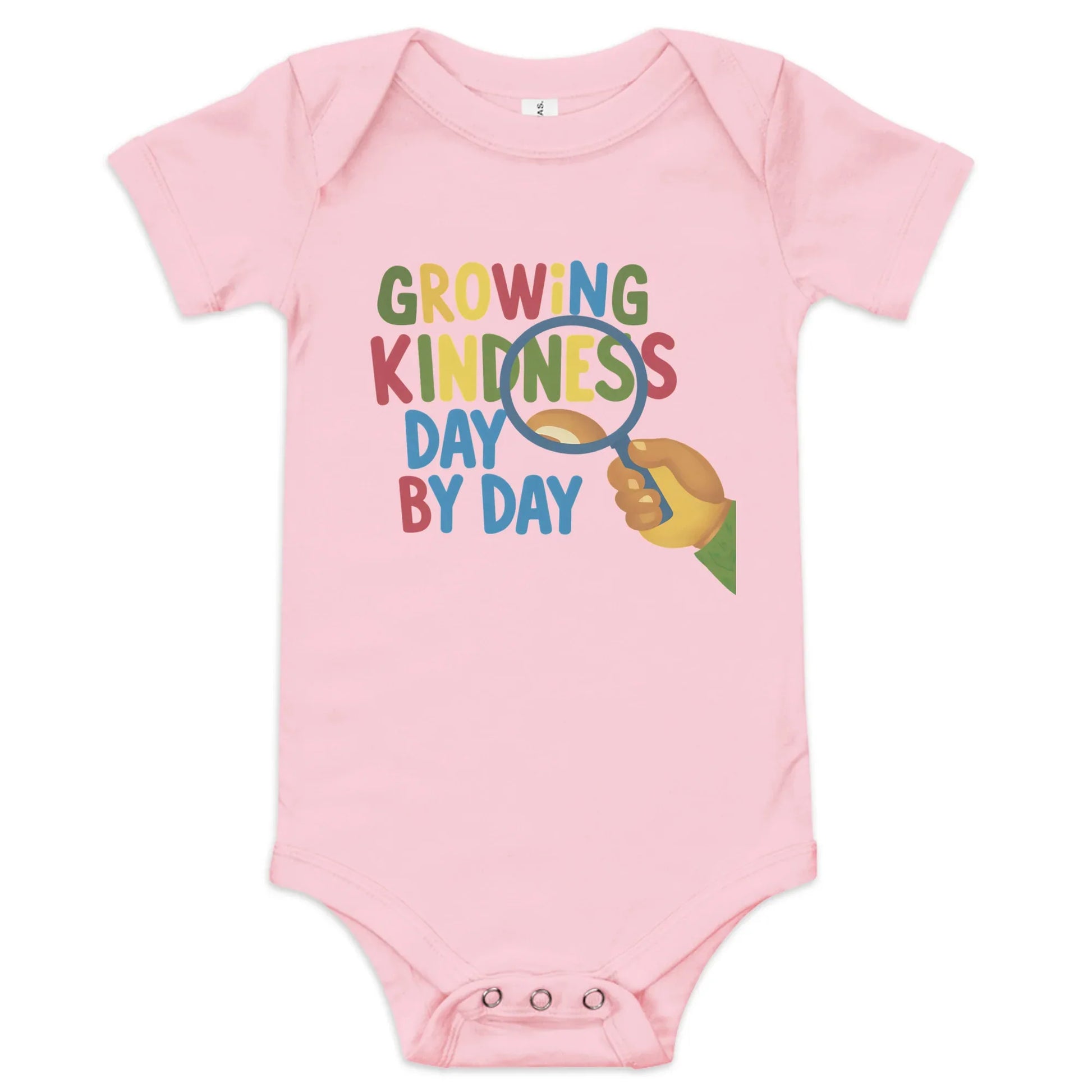 Growing Kindness Day By Day | Baby Short Sleeve One Piece - AwRans Clothing