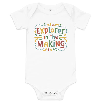 Explorer In The Making | Baby Short Sleeve One Piece - AwRans Clothing