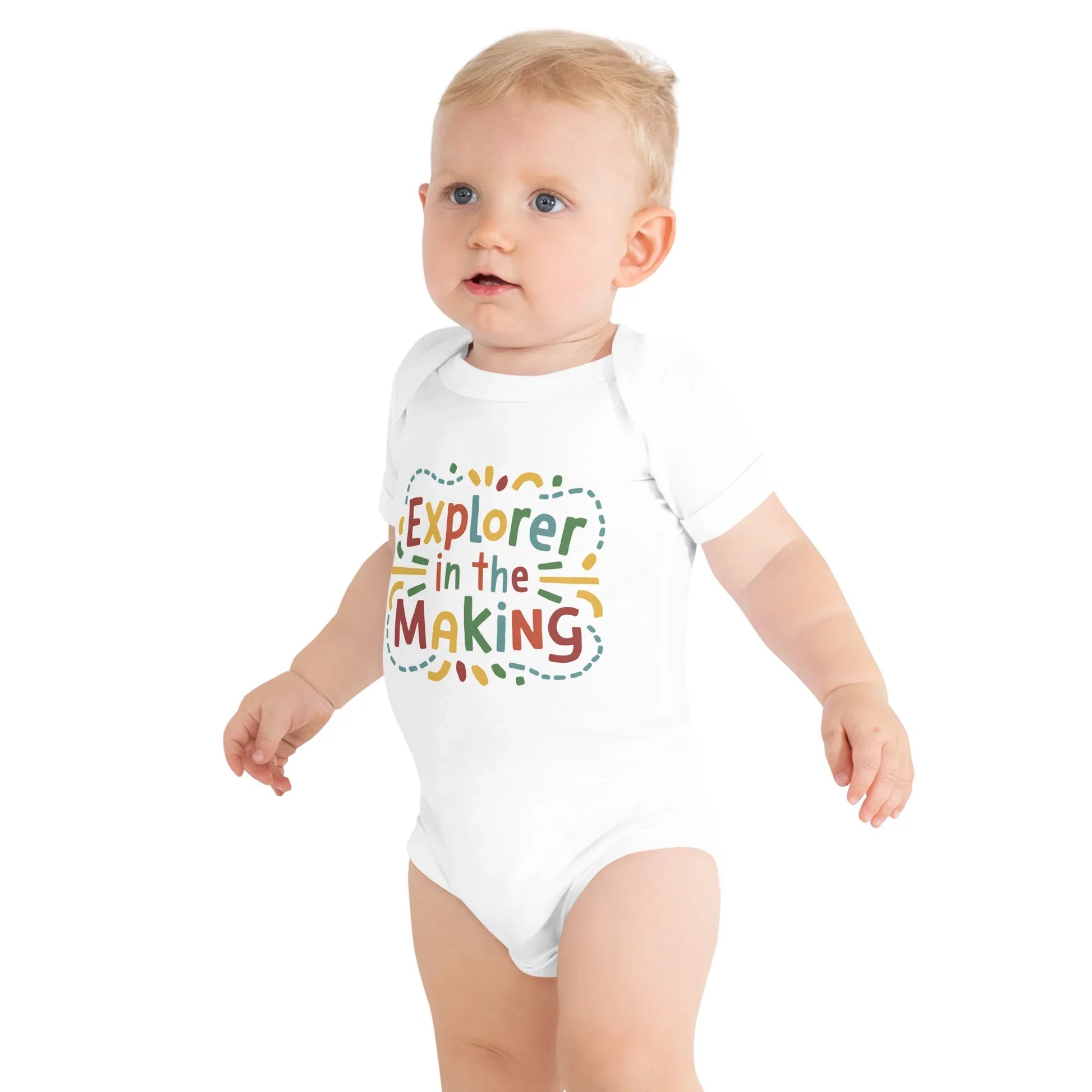 Explorer In The Making | Baby Short Sleeve One Piece - AwRans Clothing