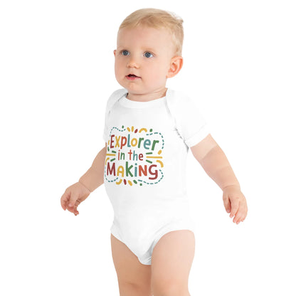 Explorer In The Making | Baby Short Sleeve One Piece - AwRans Clothing