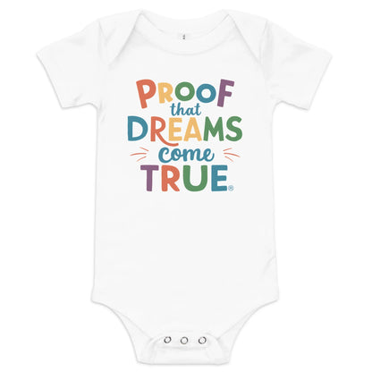 Proof That Dreams Come True | Baby Short Sleeve One Piece - AwRans Clothing