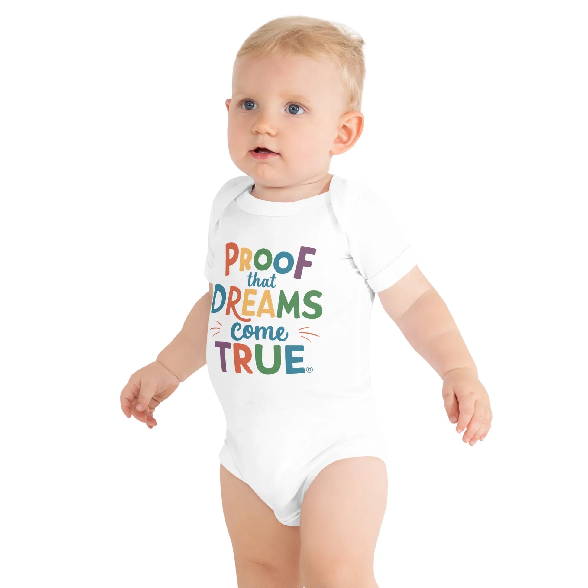 Proof That Dreams Come True | Baby Short Sleeve One Piece - AwRans Clothing