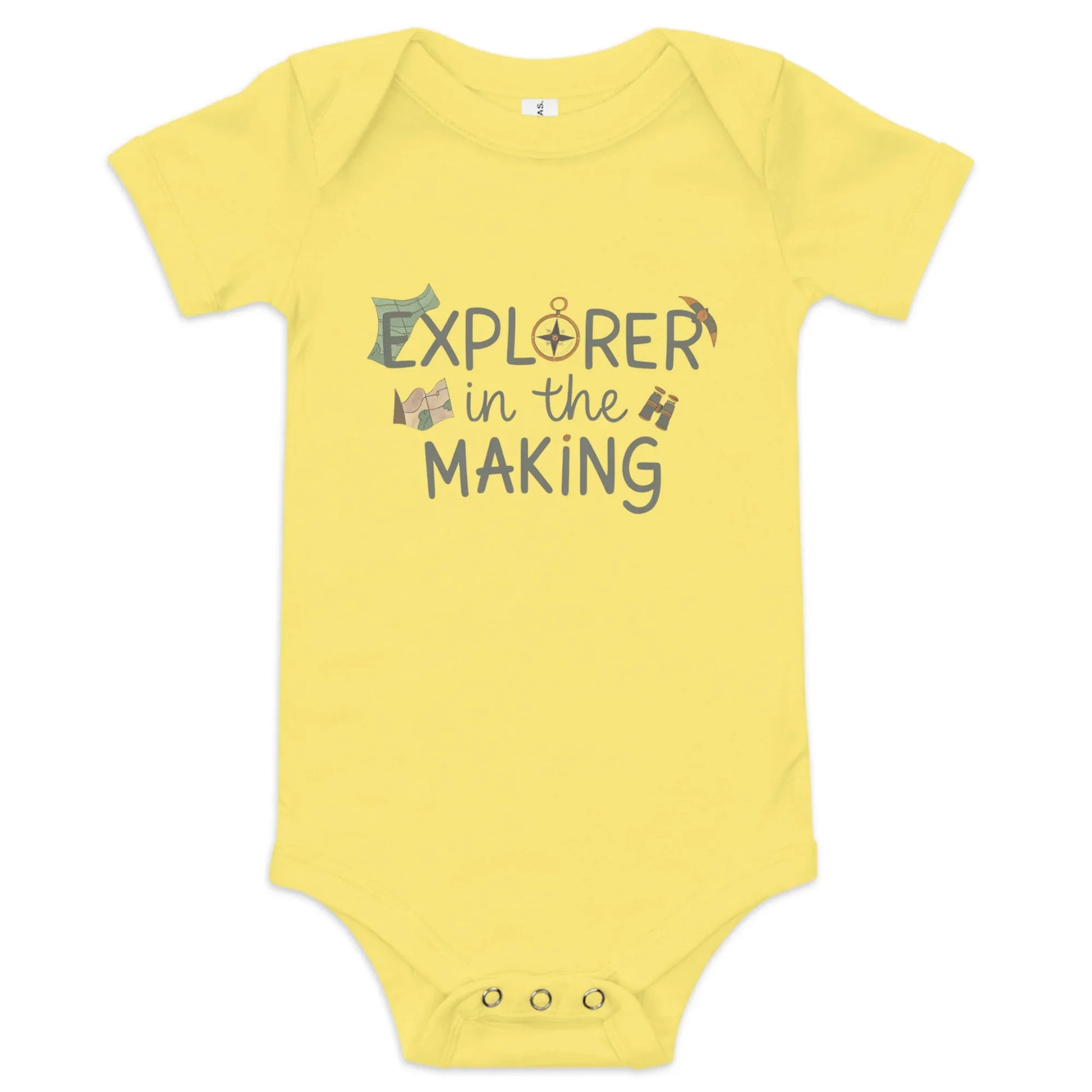 Explorer In The Making | Baby Short Sleeve One Piece - AwRans Clothing
