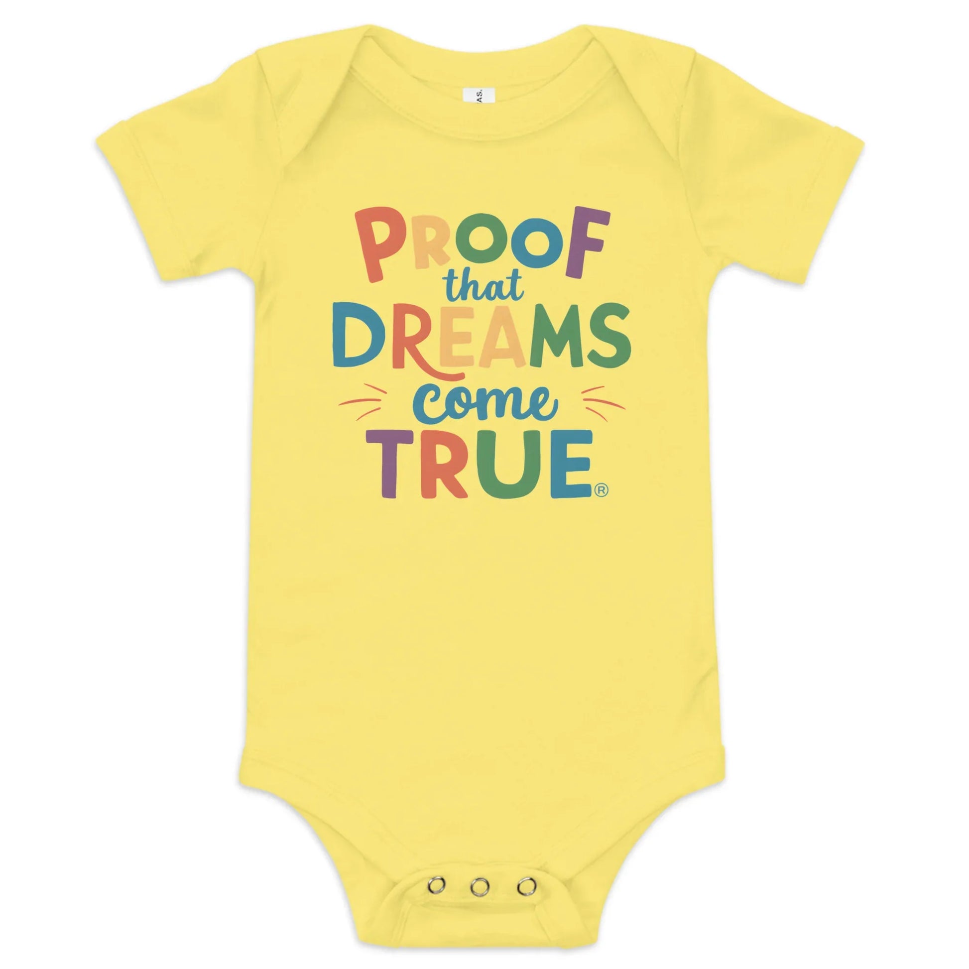 Proof That Dreams Come True | Baby Short Sleeve One Piece - AwRans Clothing