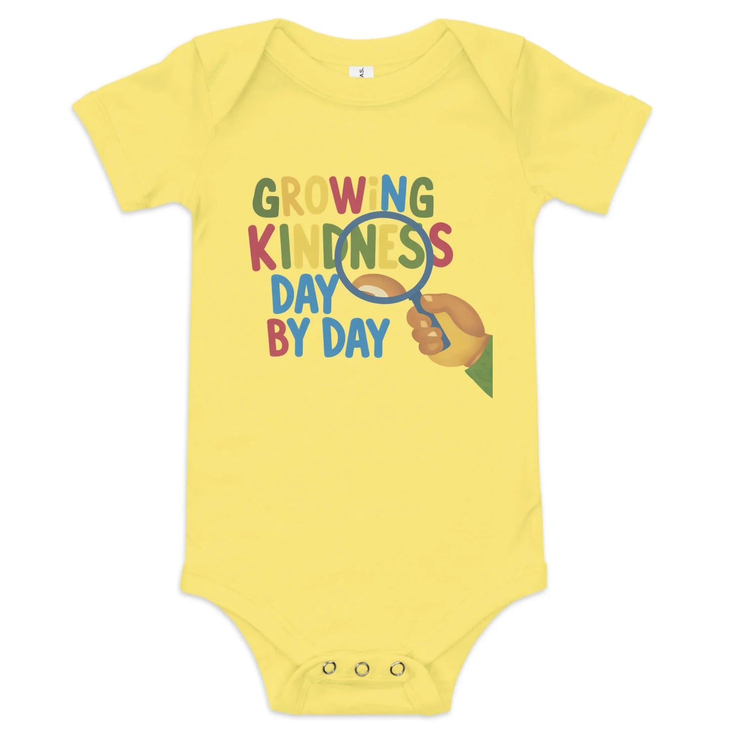 Growing Kindness Day By Day | Baby Short Sleeve One Piece - AwRans Clothing