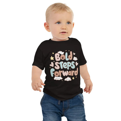 Baby Jersey Short Sleeve Tee | Bold Steps Forward - AwRans Clothing