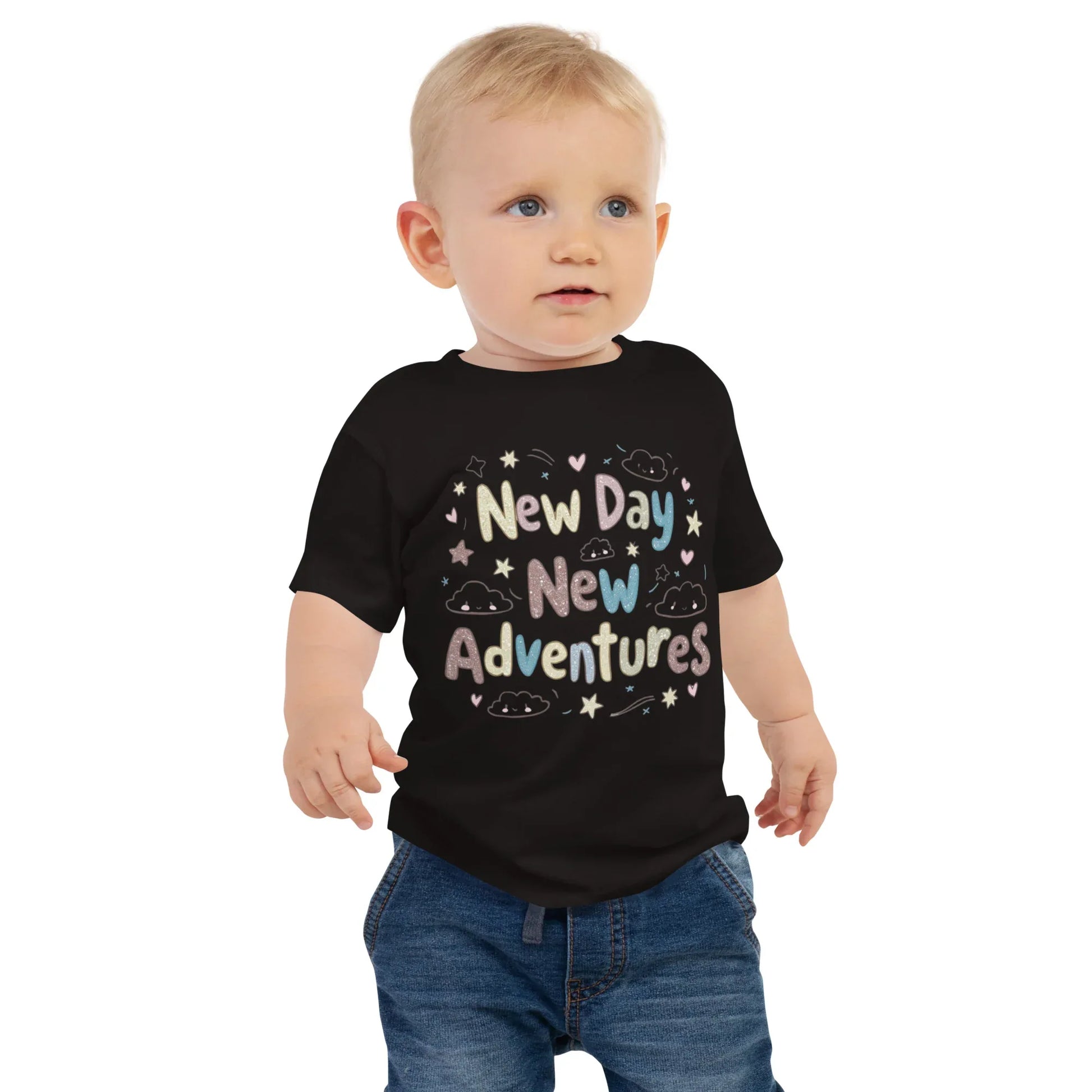 Baby Jersey Short Sleeve Tee | New Day New Adventures - AwRans Clothing