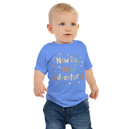Baby Jersey Short Sleeve Tee | New Day New Adventures - AwRans Clothing