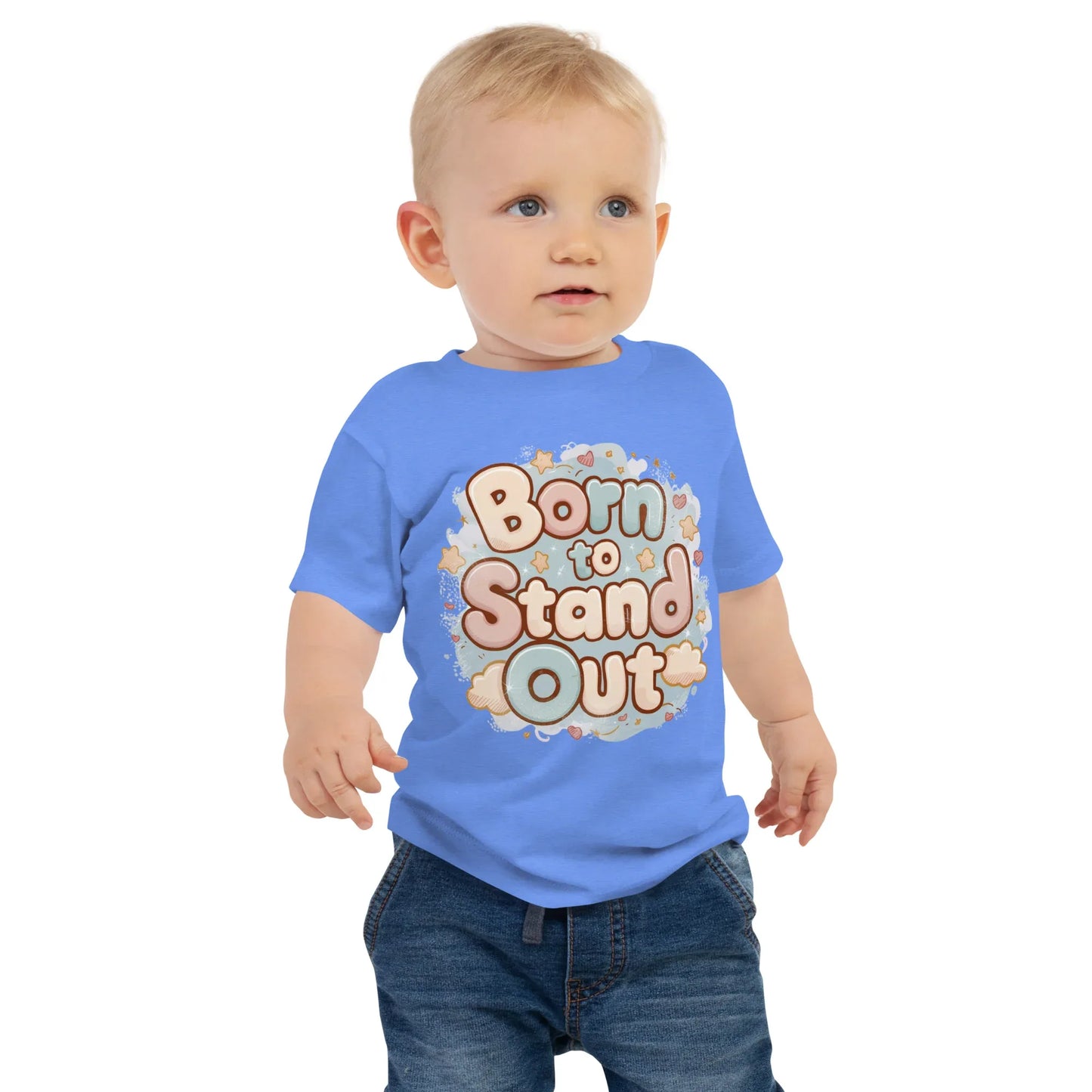 Baby Jersey Short Sleeve Tee | Born To Stand Out - AwRans Clothing