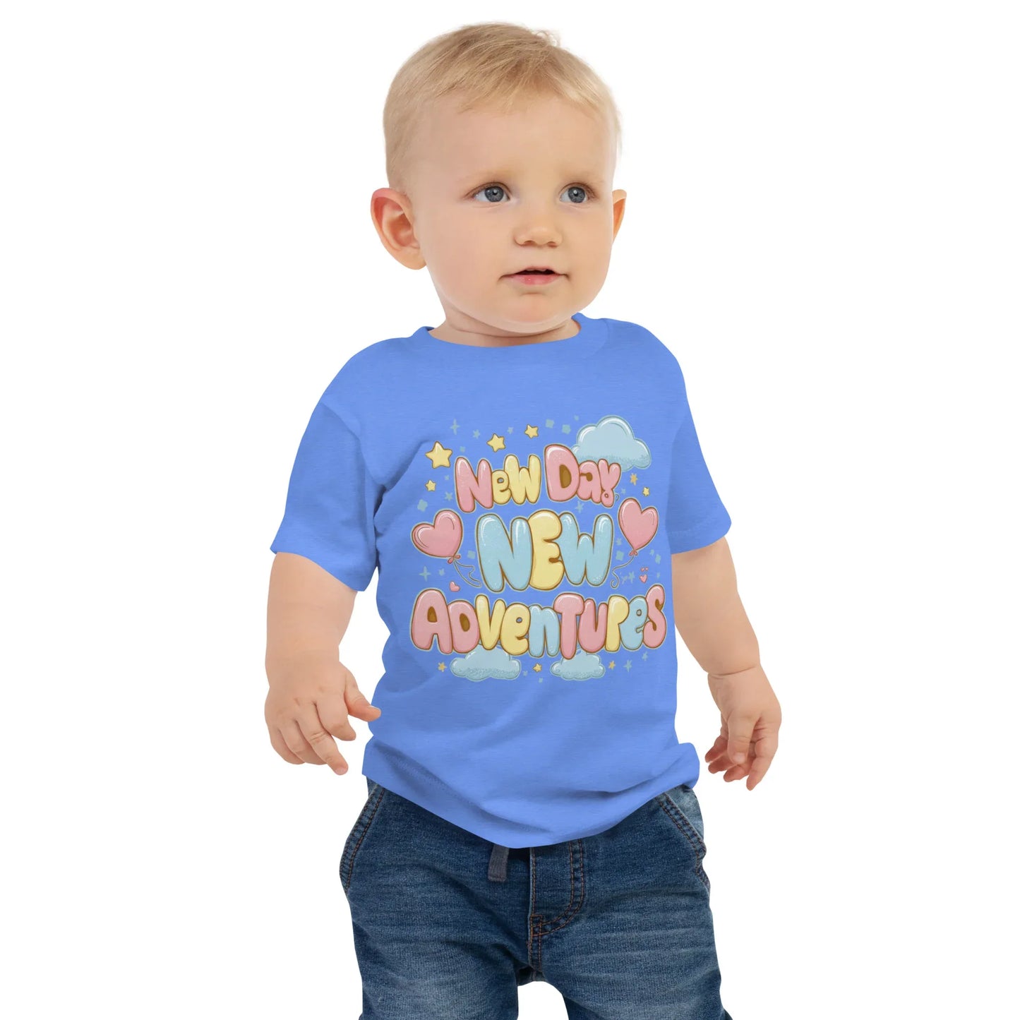 Baby Jersey Short Sleeve Tee | New Day, New Adventures - AwRans Clothing