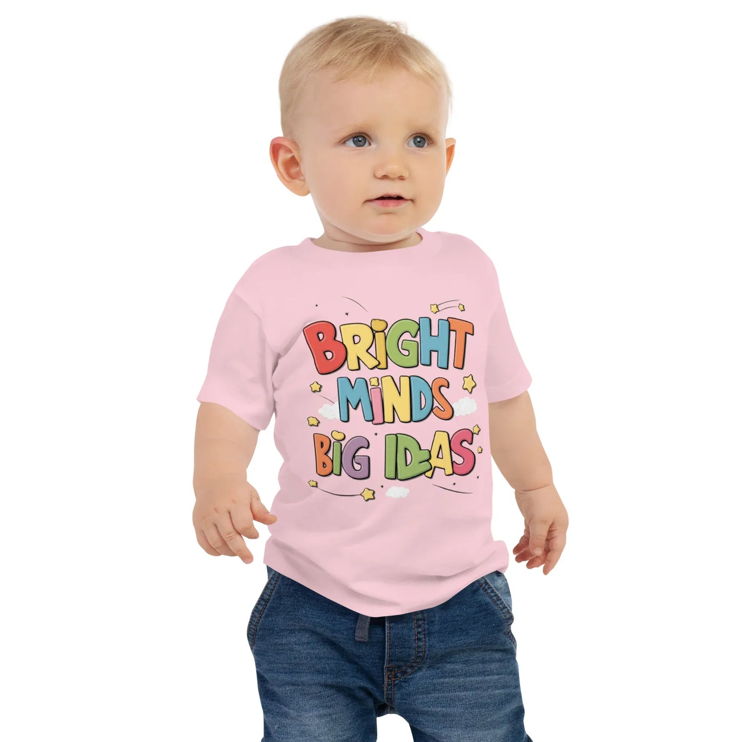 Baby Jersey Short Sleeve Tee | Bright Minds Big Ideas - AwRans Clothing