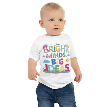 Baby Jersey Short Sleeve Tee | Bright Minds Big Ideas - AwRans Clothing