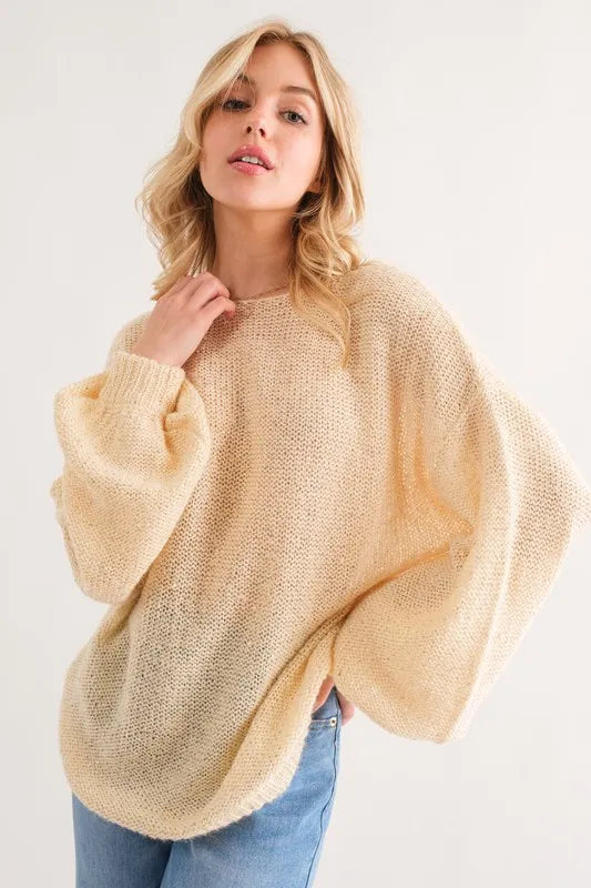 Glamorous Champagne Sequined Lightweight Knit Pullover Sweaters AwRans Premium bfd22acc1ad64e79ab51e08665918d3d-Max-Origin