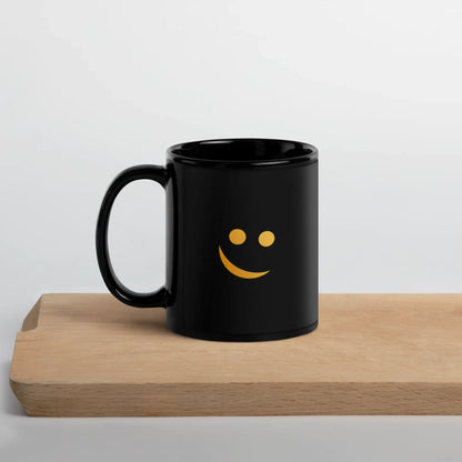 RS | Black Glossy Mug - AwRans Clothing