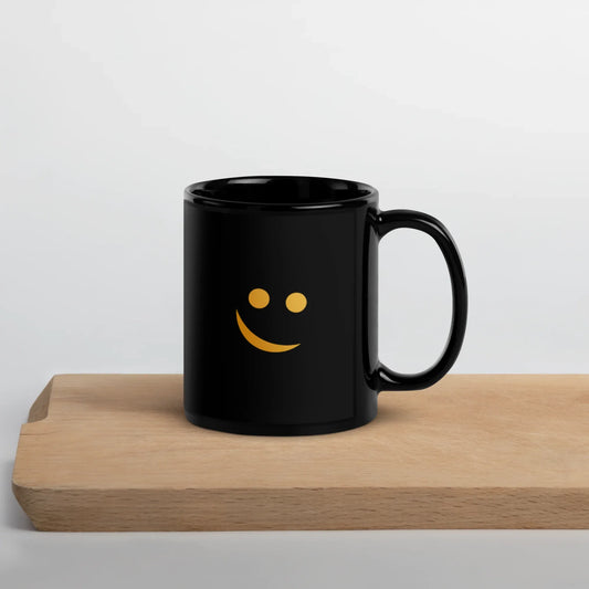 RS | Black Glossy Mug - AwRans Clothing