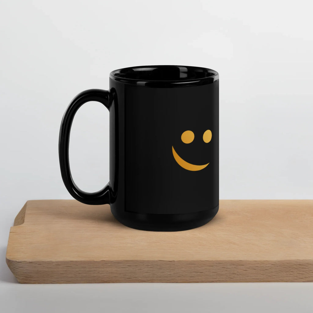 RS | Black Glossy Mug - AwRans Clothing