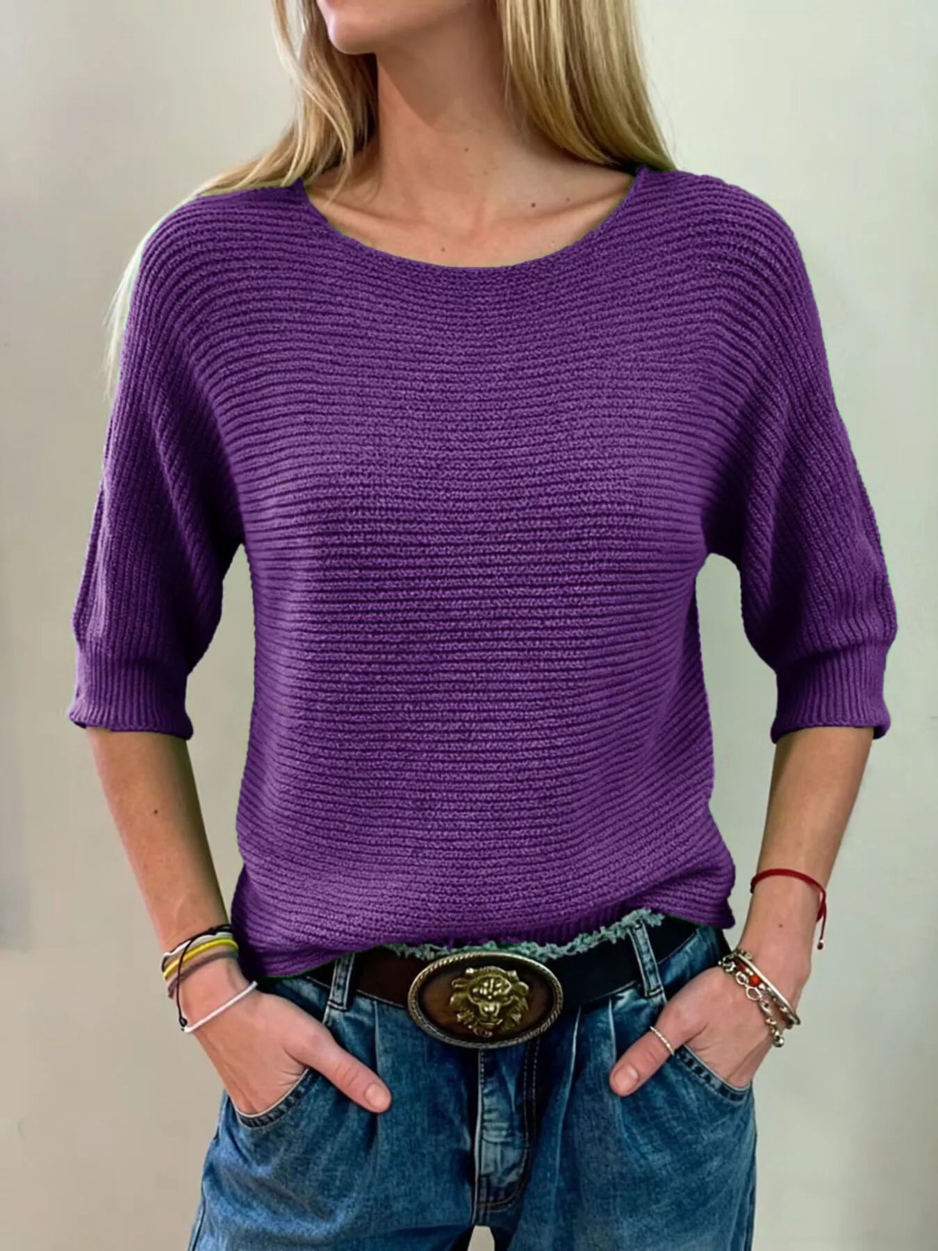 Full Size Ribbed Knit Round Neck Sweater Plus Size Purple AwRans Premium d41128b9-0619-4c5f-bca8-2f70a32a2442-Max-Origin