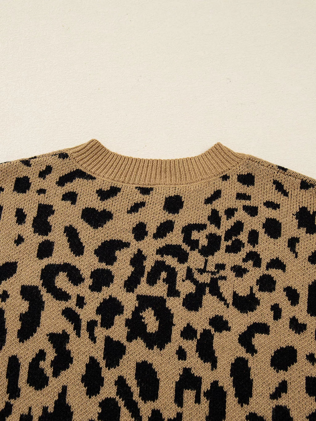 Oversized Leopard Print Chunky Knit Sweater Sweaters AwRans Premium df4c9fc95cca43c78d1151fcd9d927e6-Max-Origin
