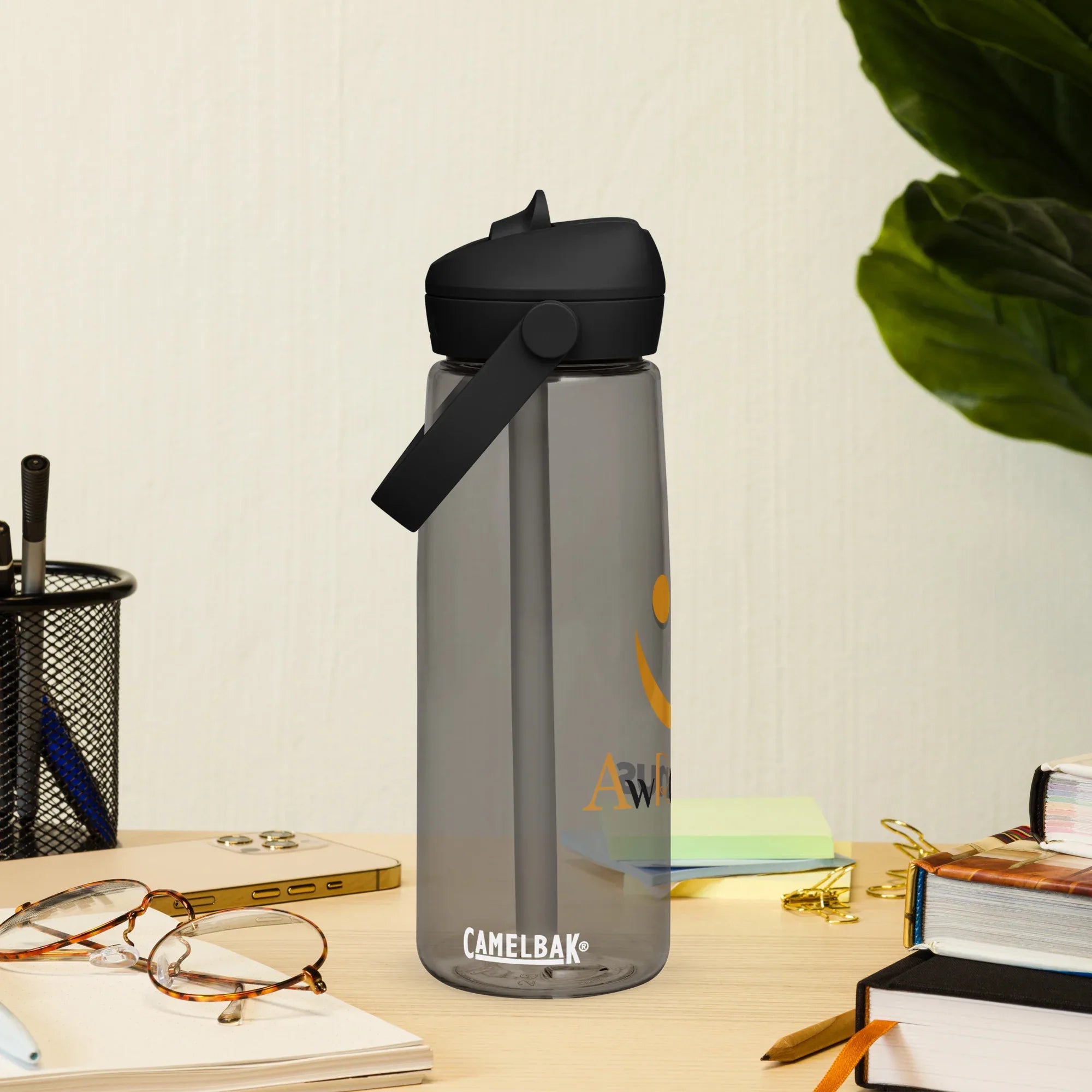 AwRans | Flip Straw Water Bottle - AwRans Clothing