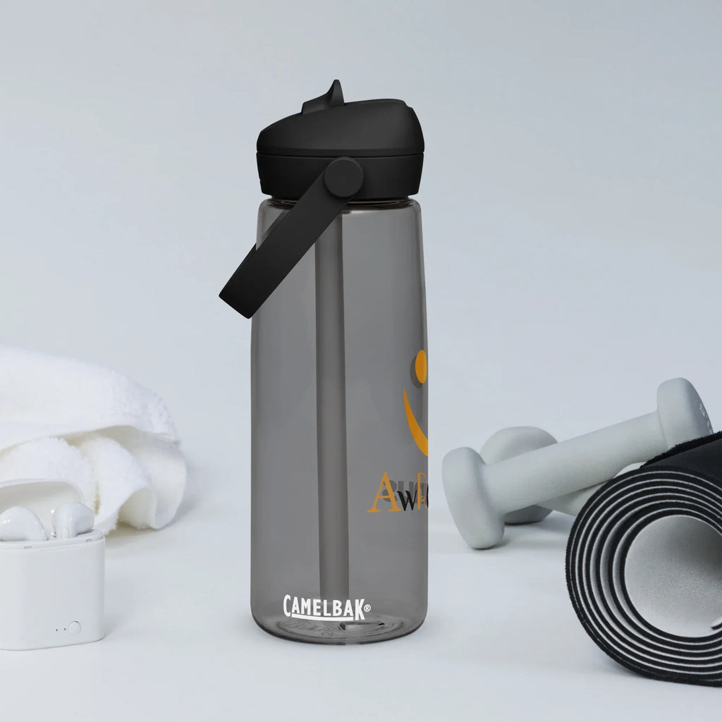 AwRans | Flip Straw Water Bottle - AwRans Clothing