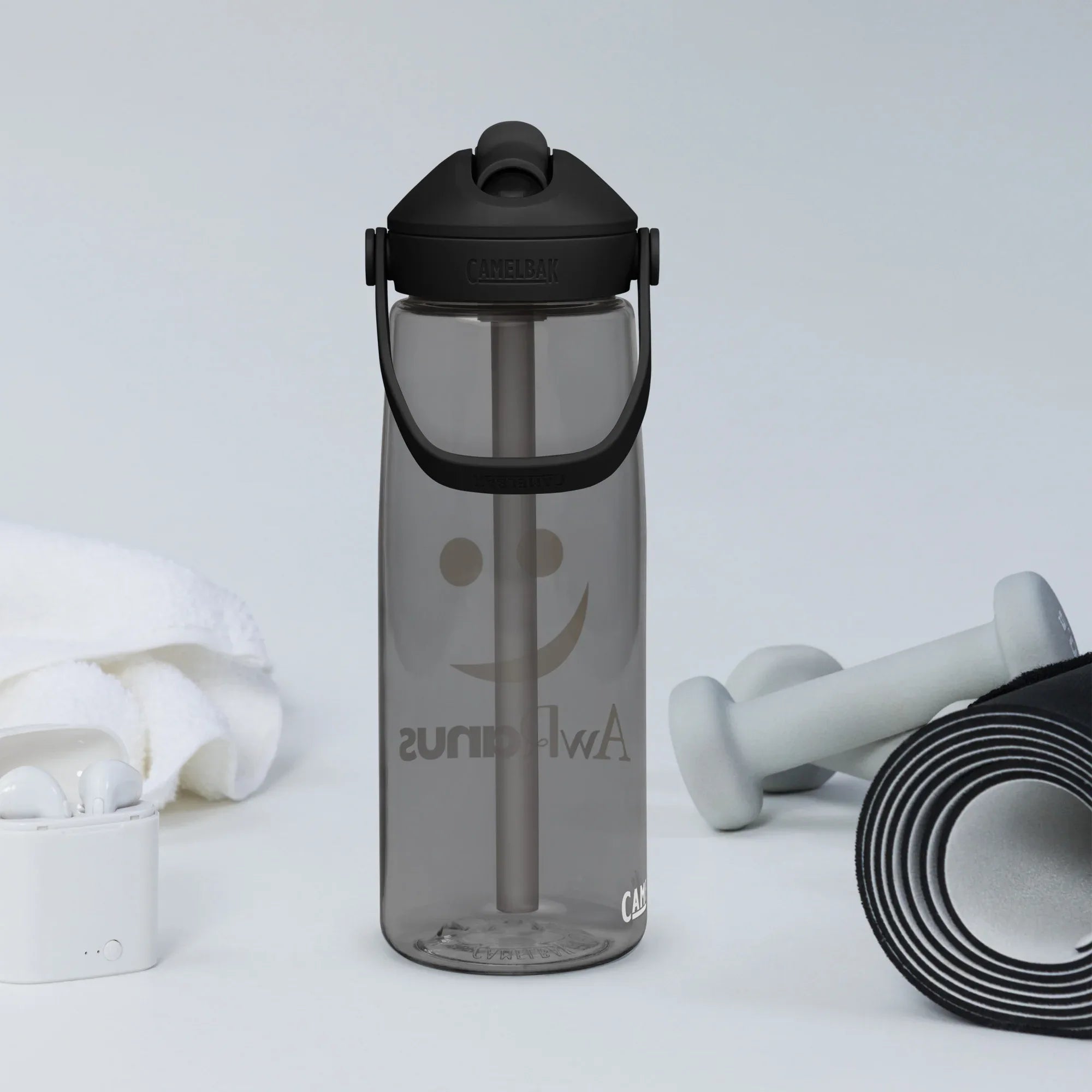 AwRans | Flip Straw Water Bottle - AwRans Clothing