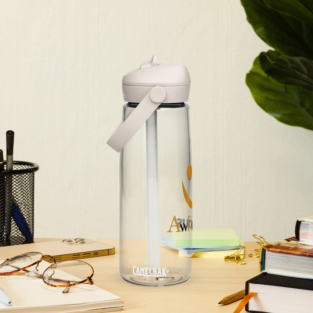 AwRans | Flip Straw Water Bottle - AwRans Clothing