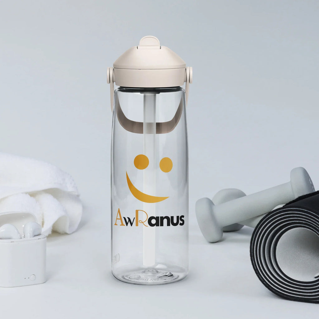 AwRans | Flip Straw Water Bottle - AwRans Clothing