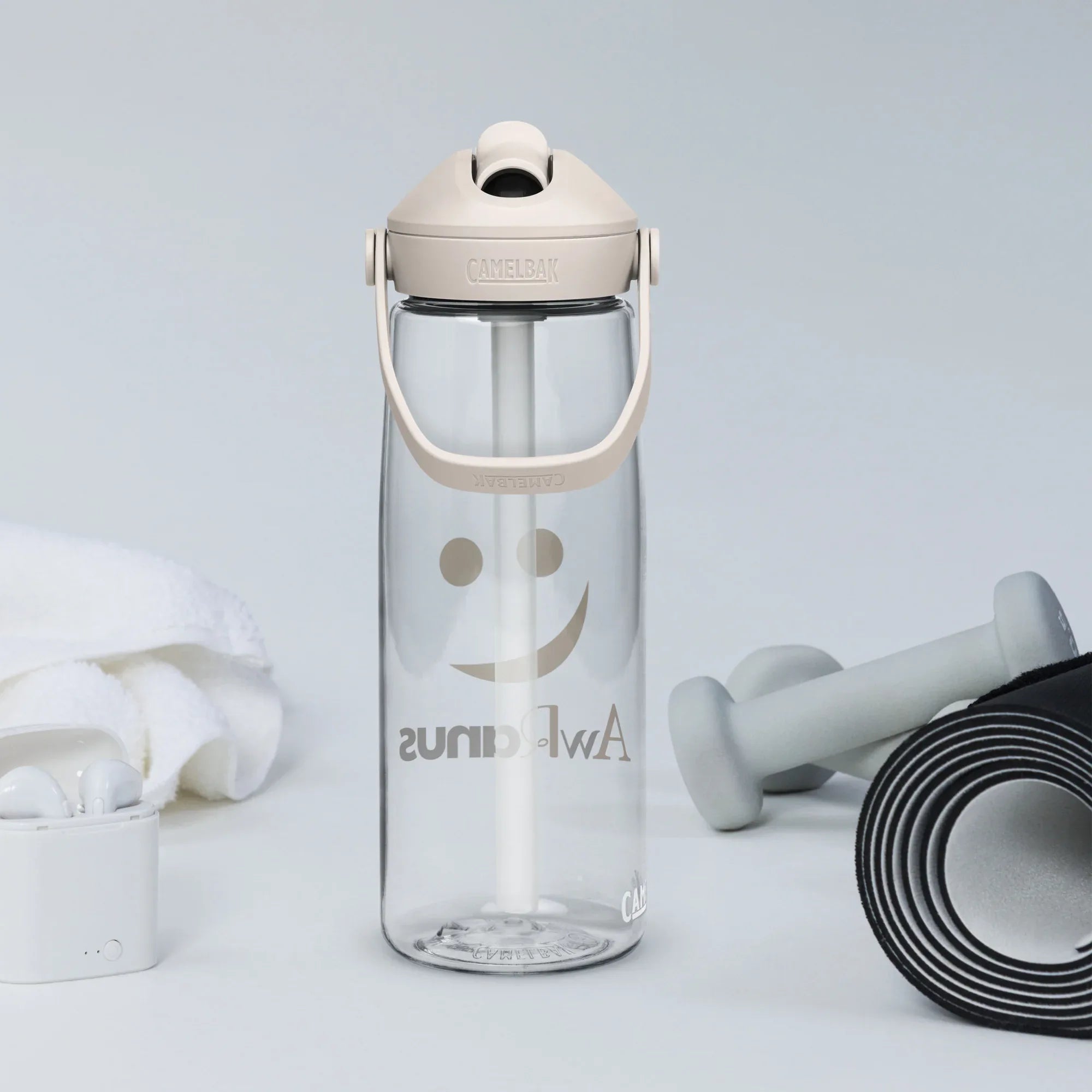 AwRans | Flip Straw Water Bottle - AwRans Clothing
