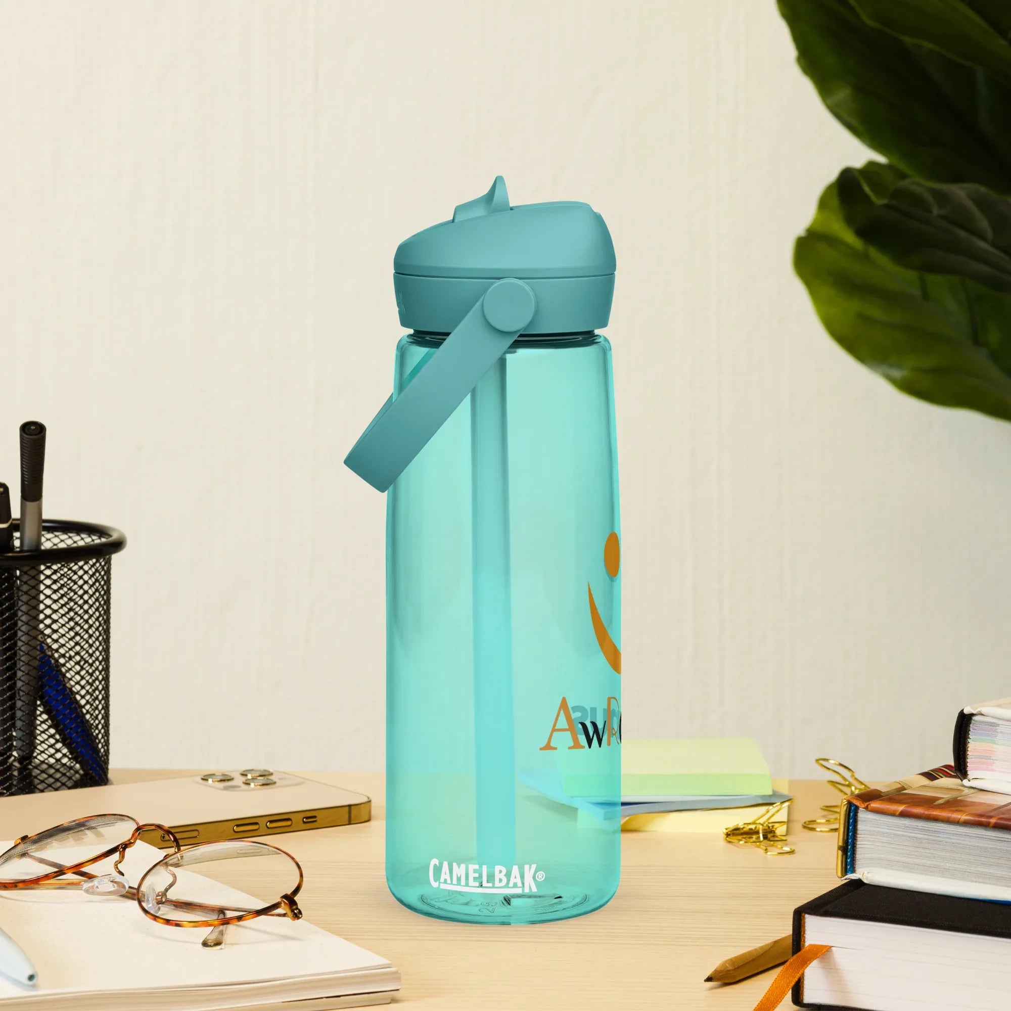 AwRans | Flip Straw Water Bottle - AwRans Clothing