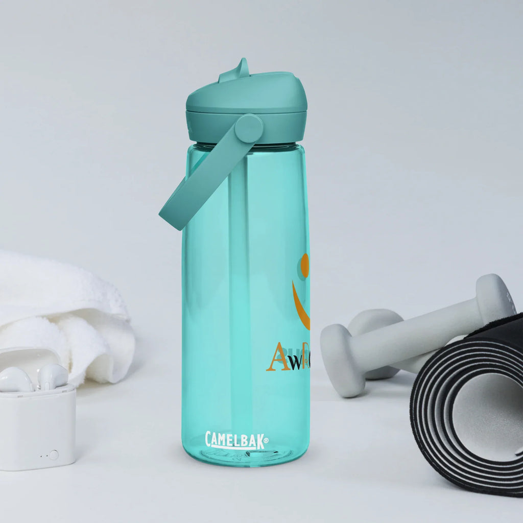 AwRans | Flip Straw Water Bottle - AwRans Clothing