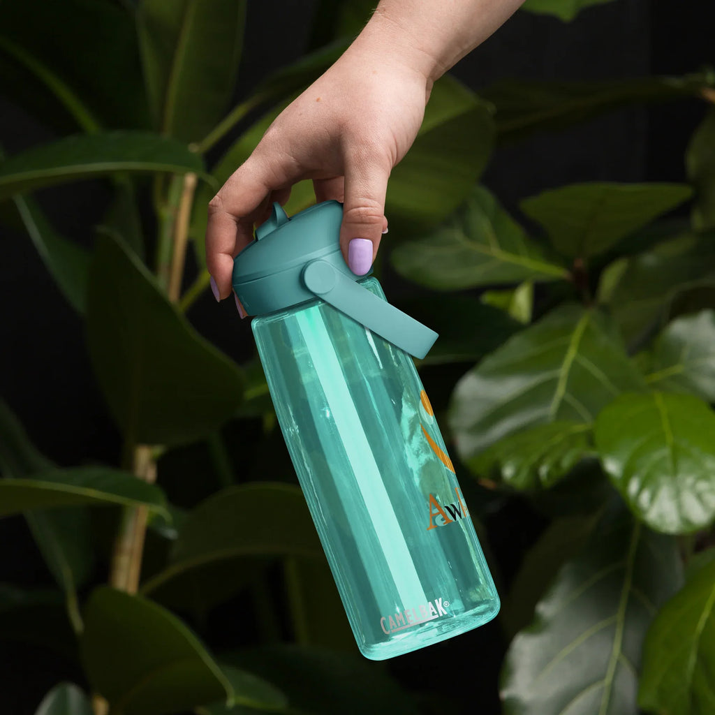 AwRans | Flip Straw Water Bottle - AwRans Clothing