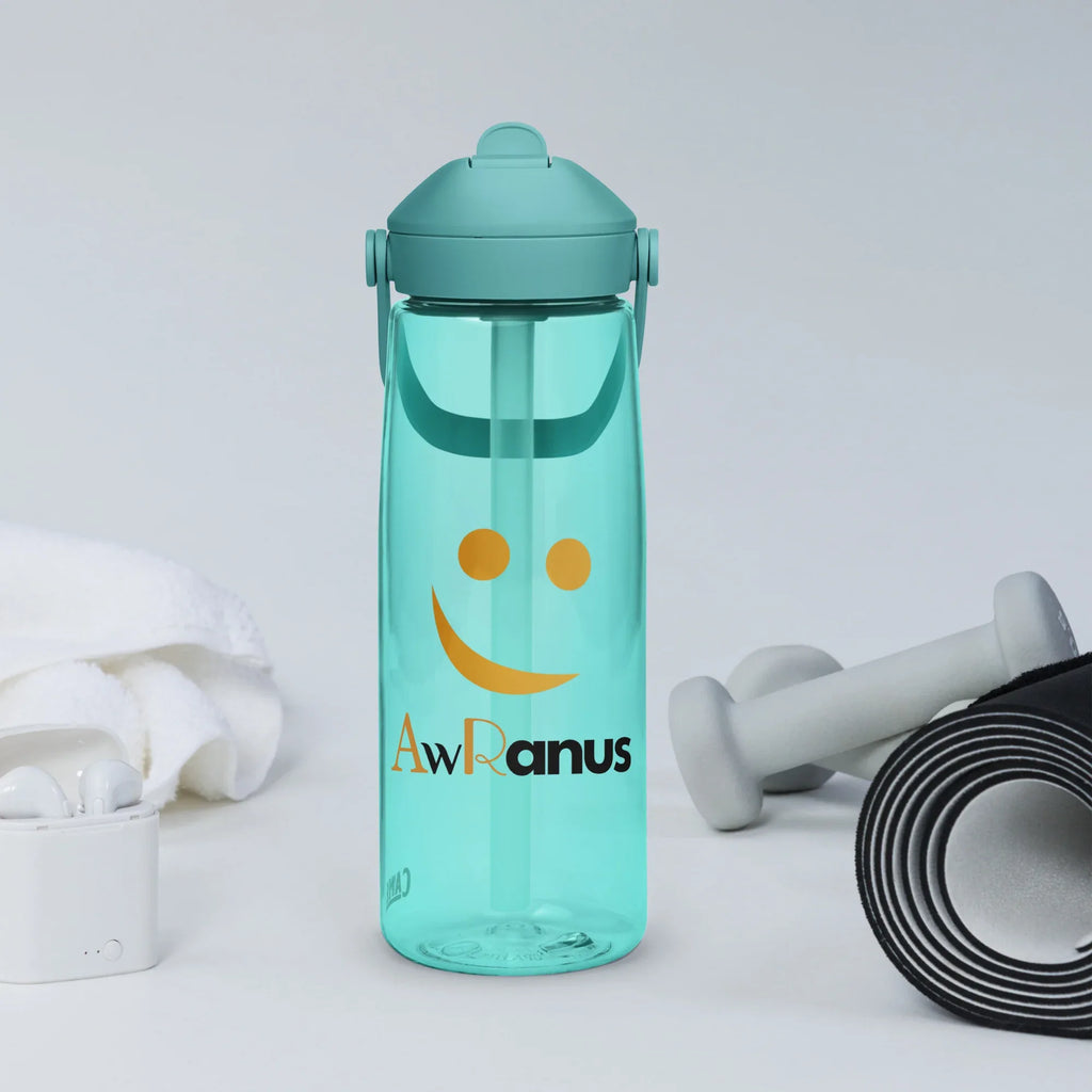 AwRans | Flip Straw Water Bottle - AwRans Clothing